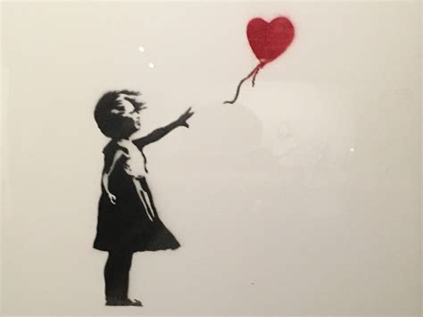 banksy girl with red balloon original