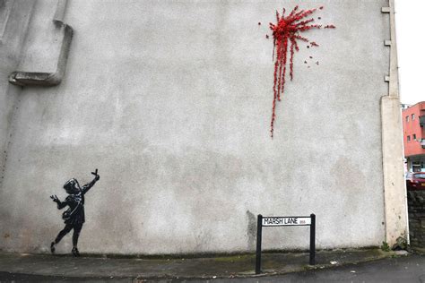 banksy is best known for his witty