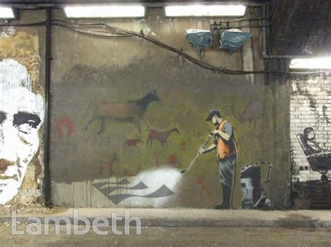banksy mural on leake street