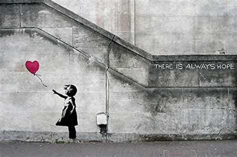 banksy oeuvre girl with balloon