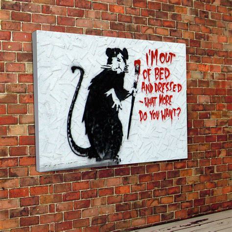 banksy rat art meaning