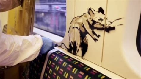 banksy rats on tube