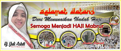 Banner Ucapan Selamat Datang Haji