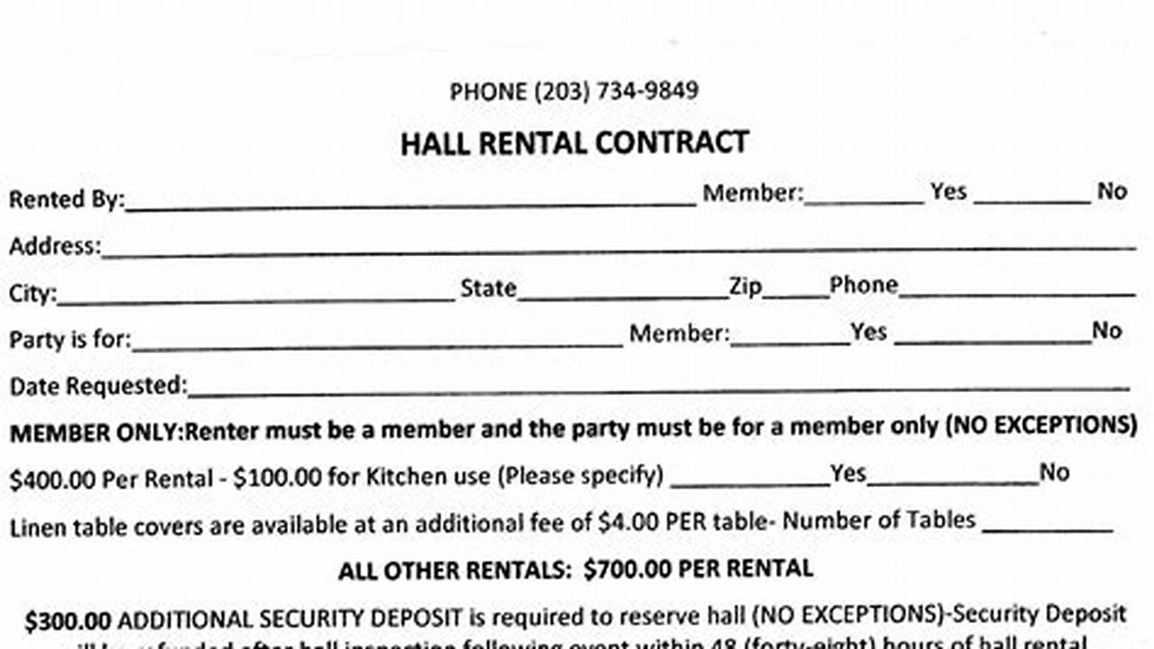Banquet Hall Rental Contract Sample: Essential Clauses for a Secure Agreement