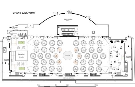 banquet hall floor plan template