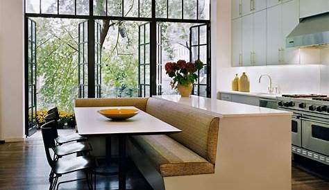 kitchen island with banquette seating Google Search