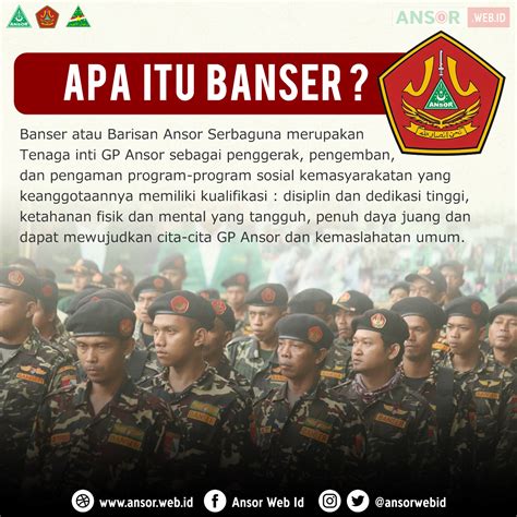 Banser adalah Organisasi Kepemudaan NU, Berikut Tujuan Didirikan dan