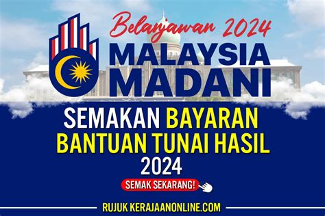 bantuan tunai hasil 2024