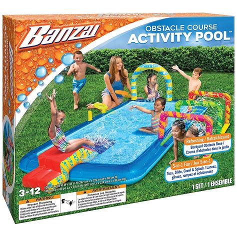 Banzai Obstacle Course Activity Pool
