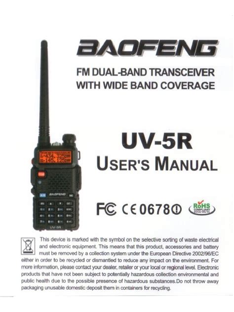 Baofeng Uv5r Manual lasopacar