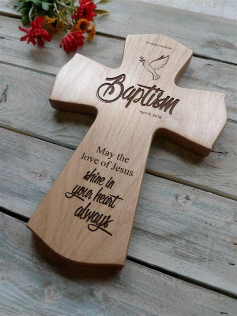 Baptism Cross Personalized
