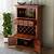 bar cabinet solid wood