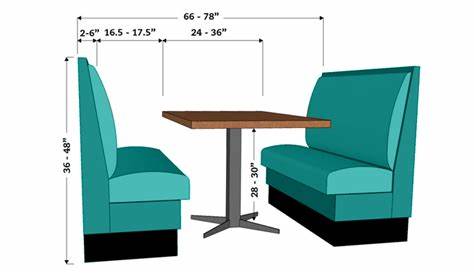 Bar Height Banquette Dimensions Image Result For Standard Seat