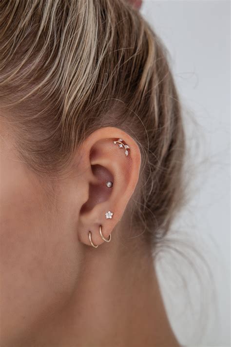 Bar Cartilage Piercing