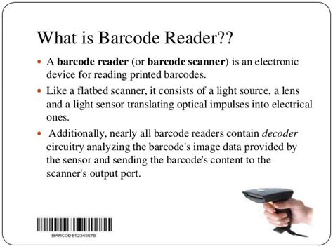 bar code reader meaning in computer