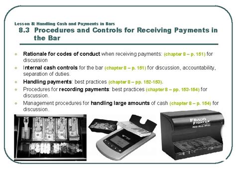 Bar Control Procedures