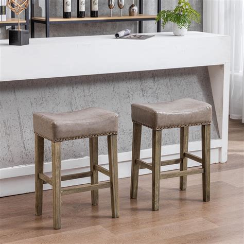 Bar Height Backless Bar Stool