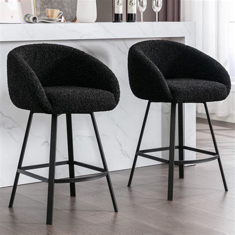 Bar Stools With Backs In Black