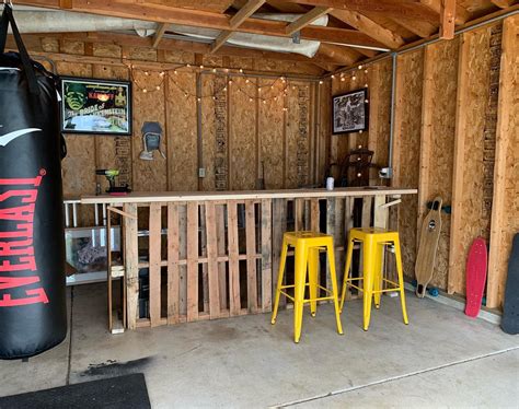 Bar Table In Garage