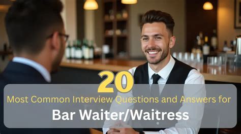 bar waiter interview questions and answers