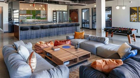 Bar With Foosball Table