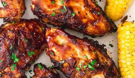 Two Ingredient Crispy Oven Baked Bbq Chicken Recipe Chicken Recipes Recipes Baked Bbq Chicken