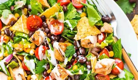 Barbecue Chicken Salad Calories Pin On Fast Food Options