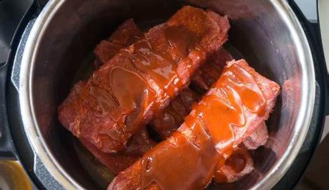 Pressure Cooker Pork Western Shoulder Ribs with Barbecue