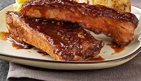 Barbecue Rib Meal With Sides Stock Image Image of focus