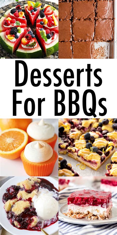 Barbecue Desserts