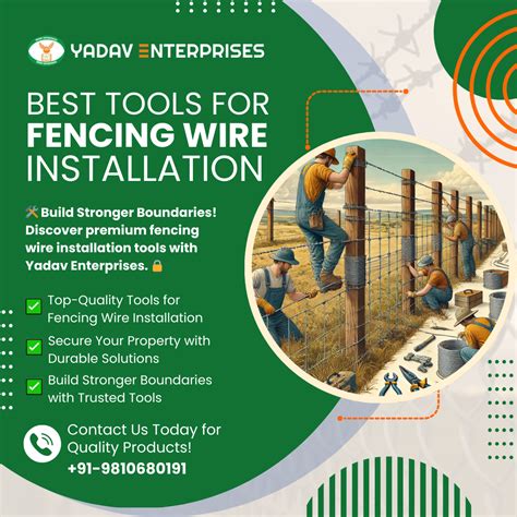 Barbed Wire Fencing Tools List