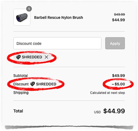 Barbell Discount Code