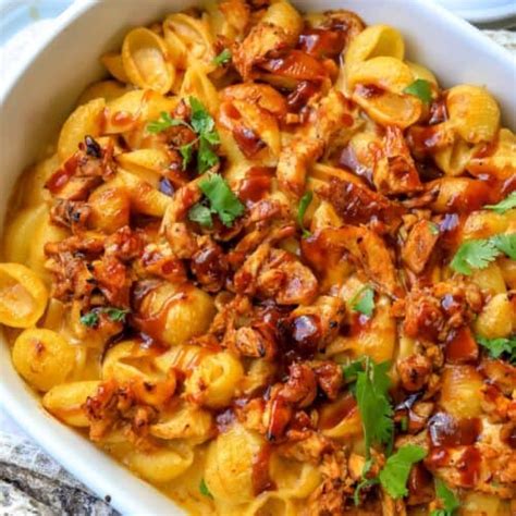 barbeque chicken mac and cheese