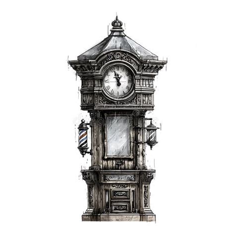 Barber Shop Clock Tower