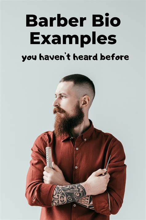 Barbershop Bio Examples