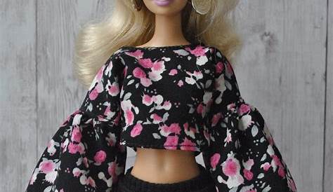 Barbie Clothes Handmade Vintage Doll By Brenda Pink Polka Dot Chic