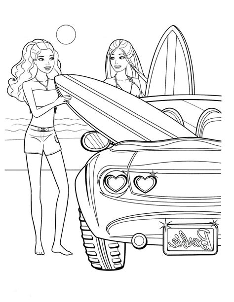 Barbie Dreamhouse Coloring Pages: Fun And Creative Activity For Kids