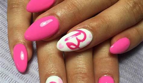 Barbie Pink Nails Short Gel NAILed It Pinterest Gel Nail
