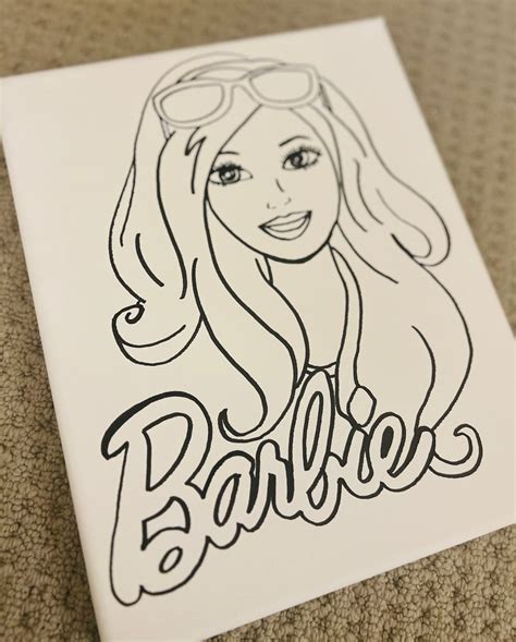 barbie canvas