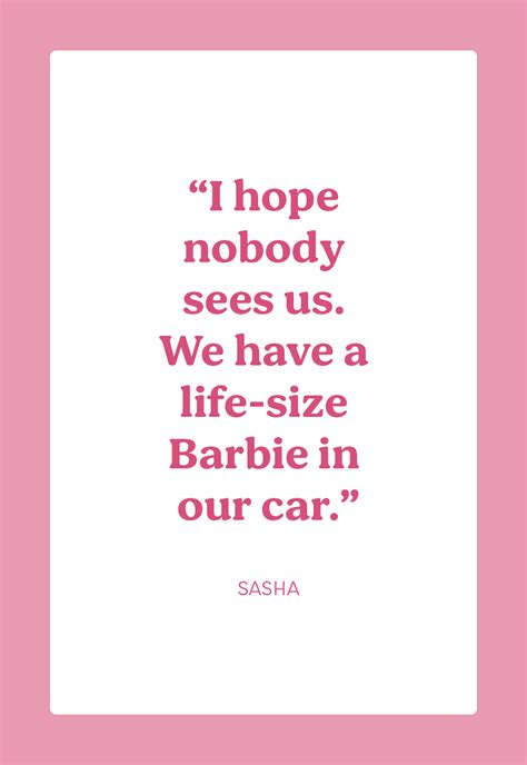 Barbie Car Quotes