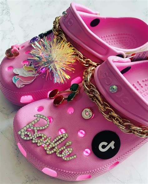 barbie crocs big kids