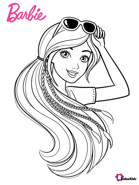 Barbie Spring Coloring Pages