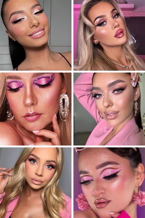 barbiecore makeup