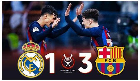 Real Madrid vs Barcelona [3-1], El Clasico, La Liga 2022/23 - MATCH