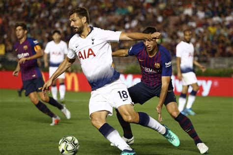 barca vs tottenham 2018