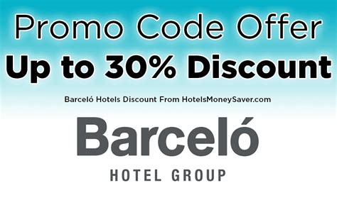 barcelo group discount code