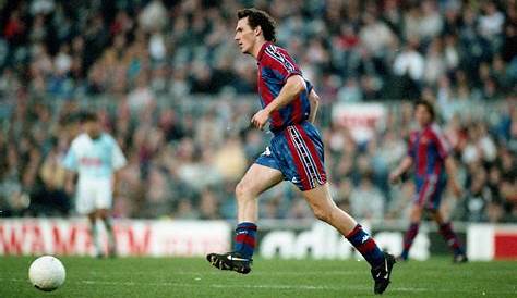 Laurent Blanc of Barcelona in action during a Spanish