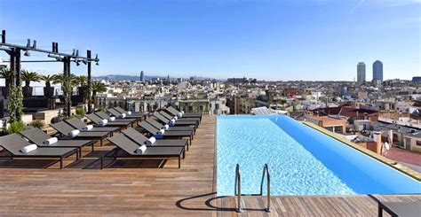 barcelona city hotels with pool