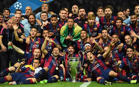 barcelona fc champions league win