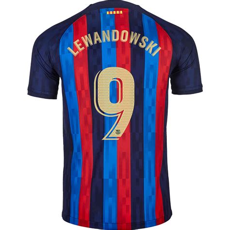 barcelona lewandowski jersey customization